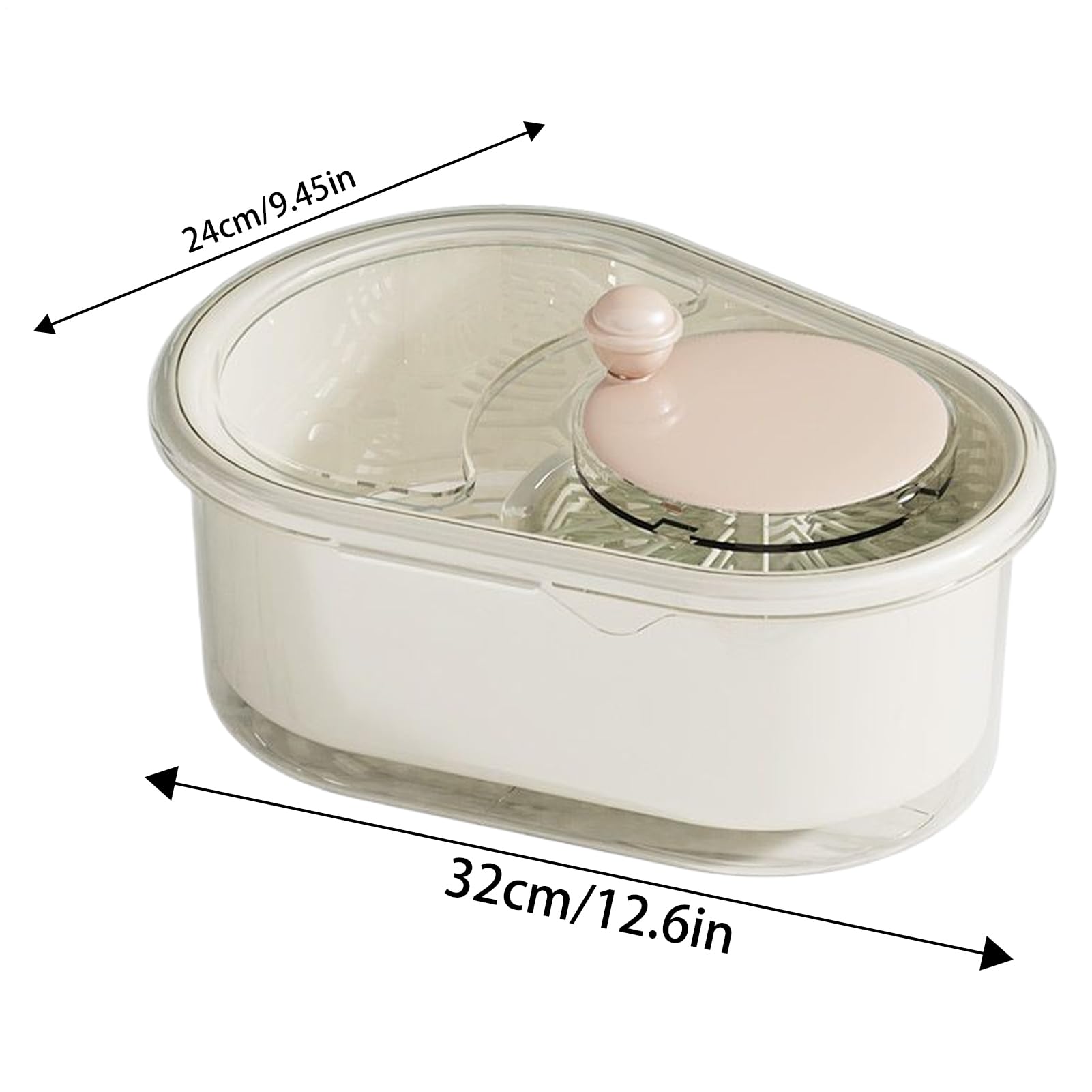 10-in-1 Multi-Use Salad Spinning Slicer, Dicer and Chopper with Interchangeable Blades and Storage Lids