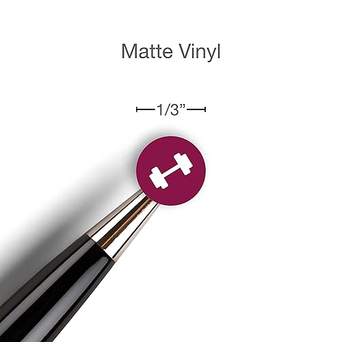 Miniatura 2 de Workout Planner Sticker  110 Dot Icon Vinyl Stickers (13)  Wellness Exercise Fitness Health Self Care ReminderEssential Productivity Life