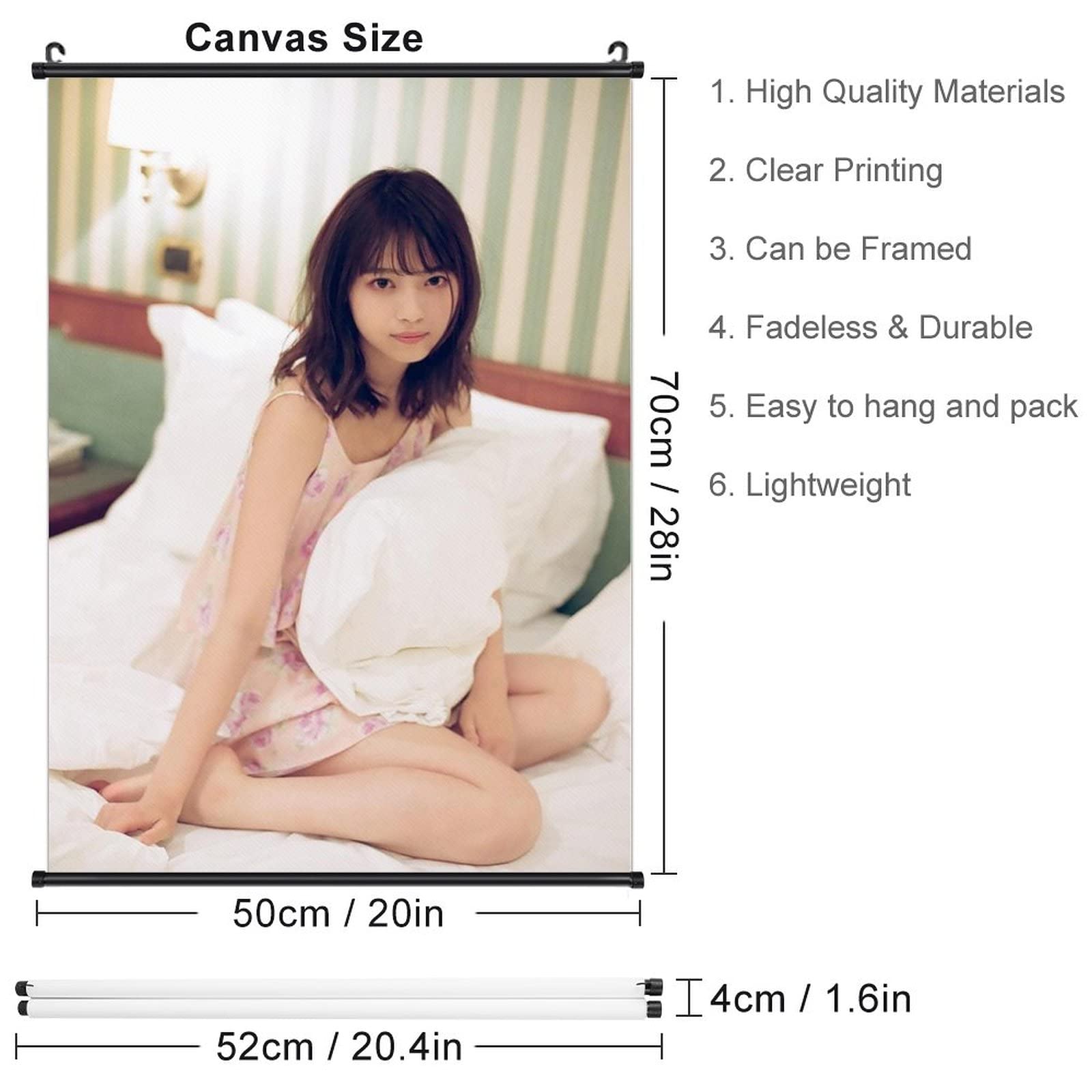 Amazon.co.jp: 西野七瀬 ポスター 掛け画 組立式 アートワーク