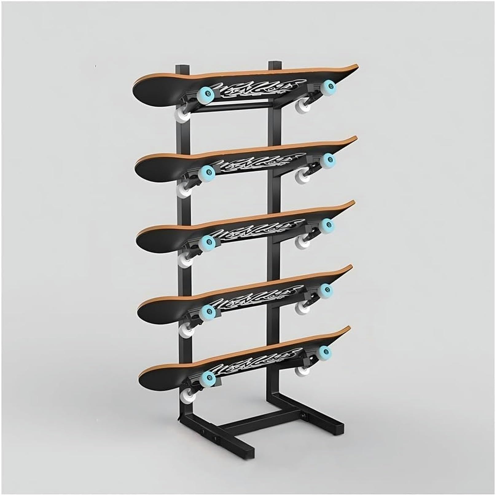 LIEOWYD Home Gym Organize Holder Snowboard Display Rack, Floor-Standing Metal Snowboard Organize Holder, Sample Board Display Stand, Sports Mat Storage Rack, for Garage Home