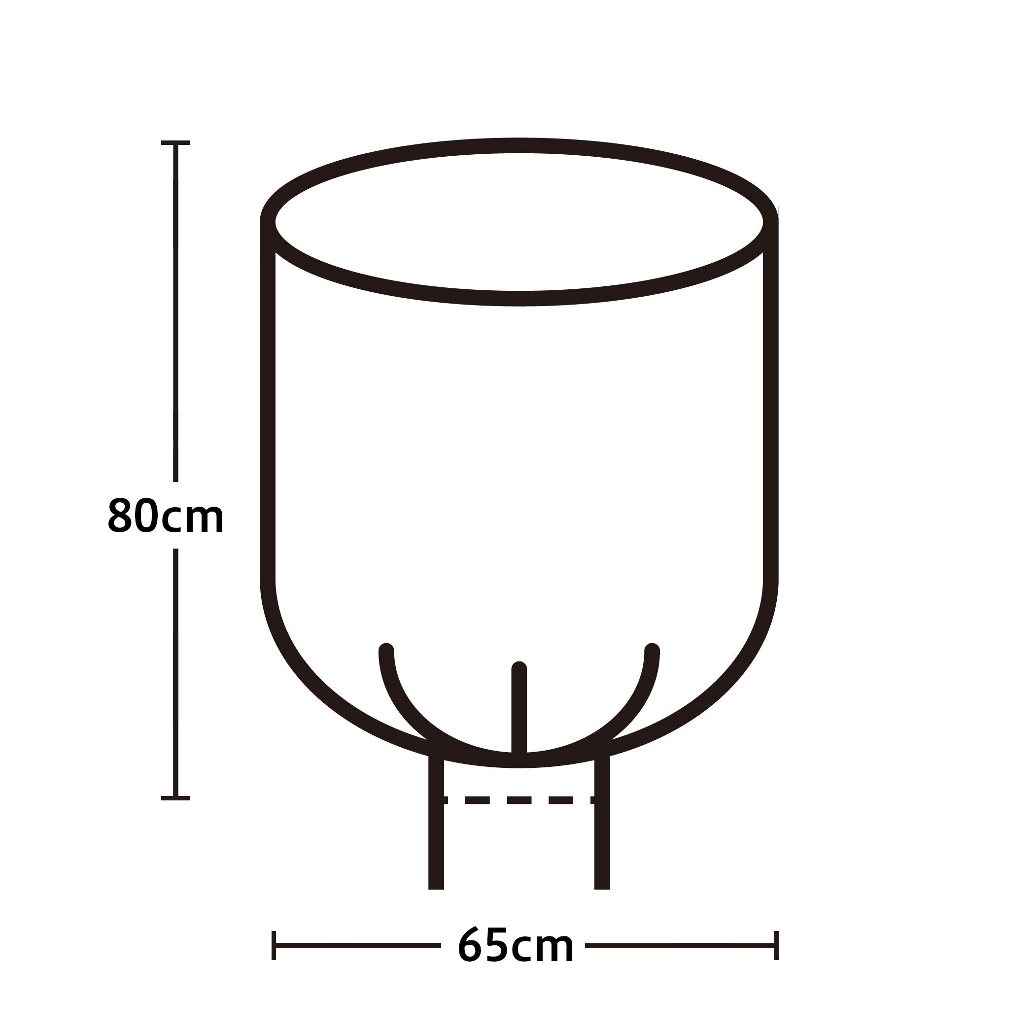 Chemical Japan HDRE-45-30 Trash Bags, Accessories for Trash Cans, Translucent, Approx. 10.2 gal (45 L), Pack of 30