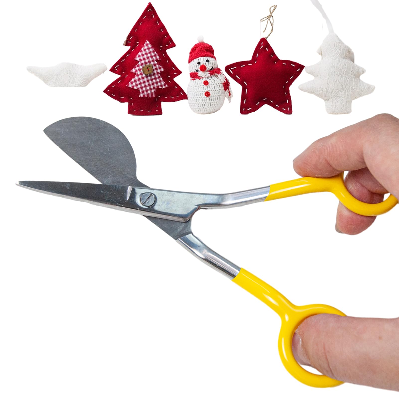 Applique Pelican Duckbill Blade | Stainless Steel Blades Ergonomically Shaped Paddle | Duckbill Edge Shaped Paddle Ergonomically Designed For Art, Fabric, Sewing Soptec