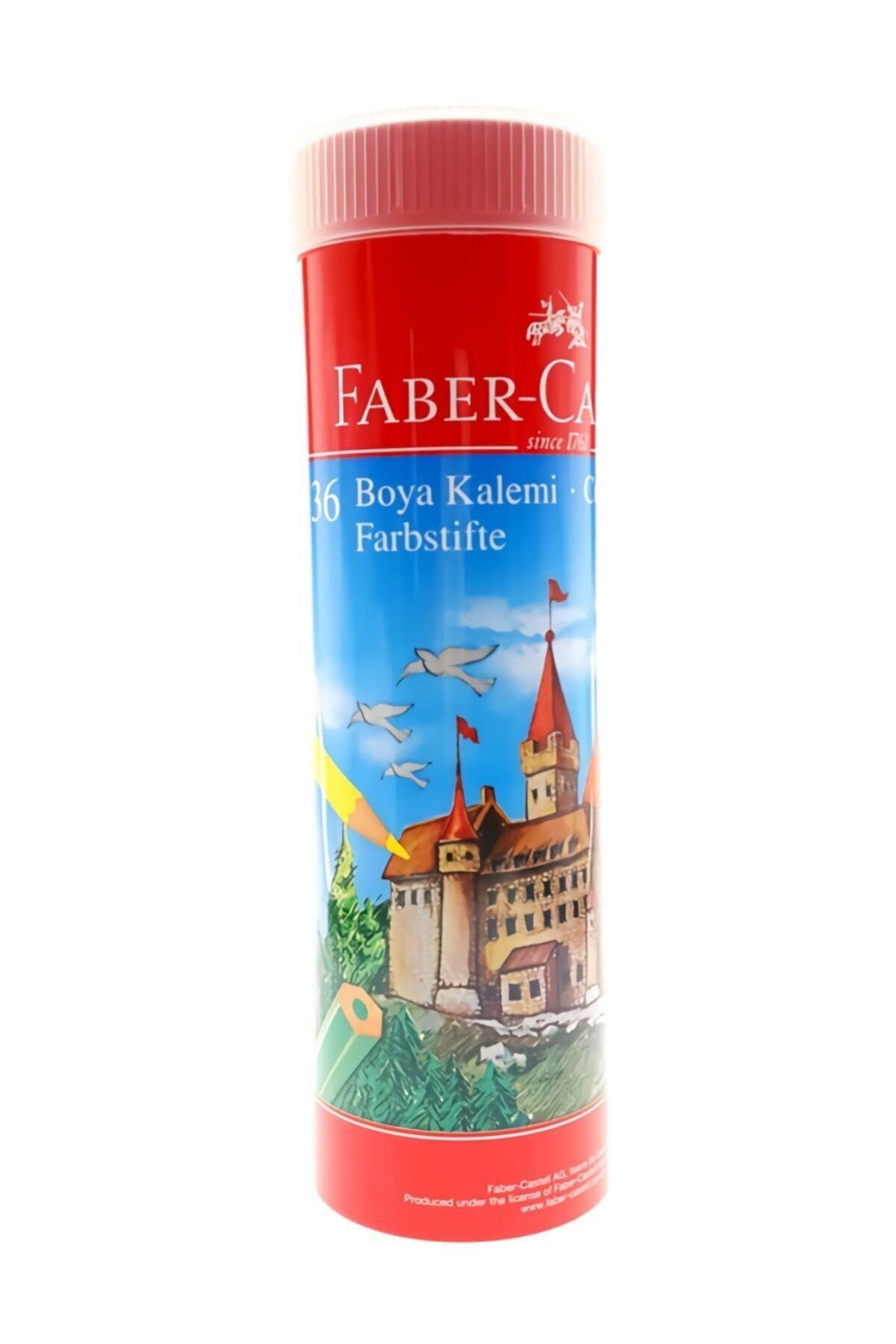 Faber Castell Kuru Boya Kalemi, 36 Renk, Metal Tüpte