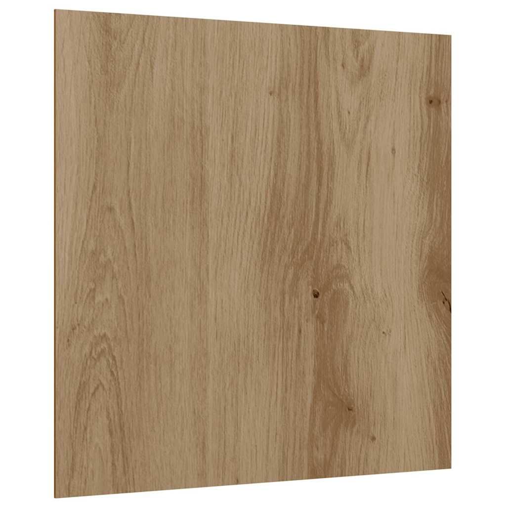 Lot de 50 plaques décoratives en chêne Artisan - 30 x 30 x 0,27 cm - Panneaux en bois pour décoration moderne - Panneaux rectangulaires en bois avec surface lisse - Facile à couper et à nettoyer