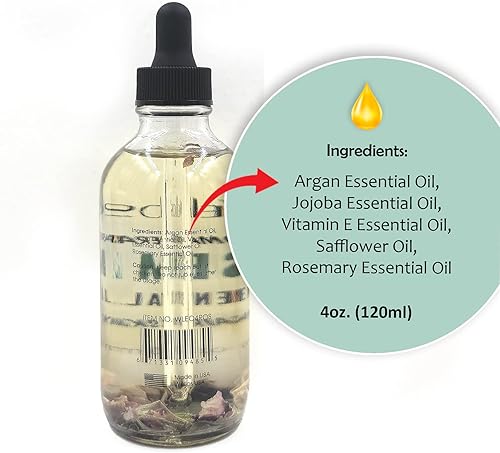 Miniatura 10 de Wellos Aceite esencial de aromaterapia para cabello y piel (menta), 4 onzas líquidas (4.1fl oz)