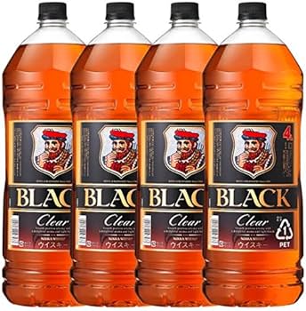 ブラックニッカ　 4L PETボトル 4本セット ブラックニッカクリア ペットボトル 4L 4本/ケース | お酒の総合