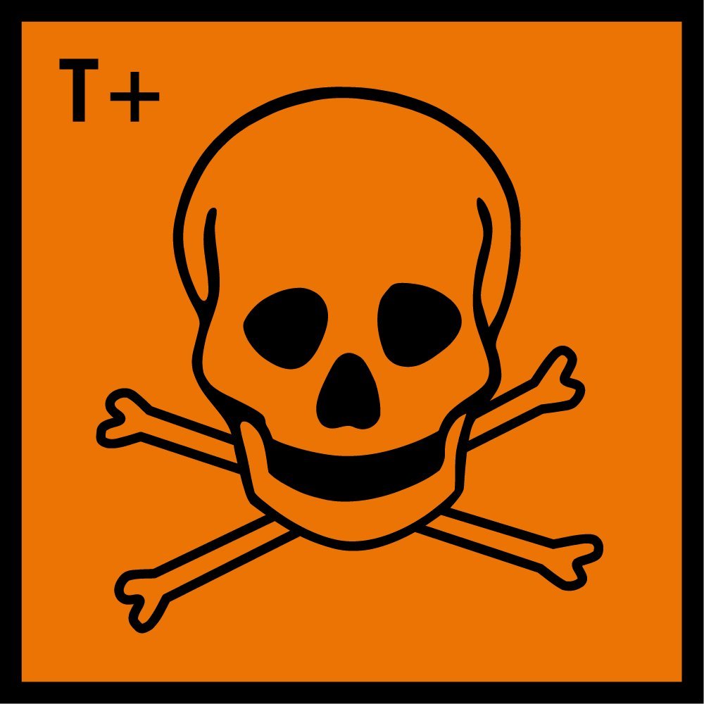 Gefahrgutschild "Leicht Entzündlich" – Selbstklebend, 40 X 40 Cm, UV-beständig