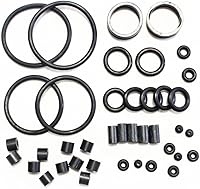 Vista 2 de Game Room Guys Kit de anillo de goma negra para pinball de casino de rodillos altos