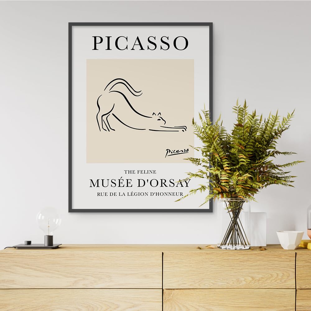 Amazon.co.jp: ヴィンテージ ピカソ 犬 猫 鳥 馬 キャンバス