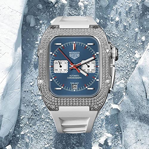 Kit mod diamant SCHIK Rm boîtier et bracelet caoutchouc pour iWatch - 2