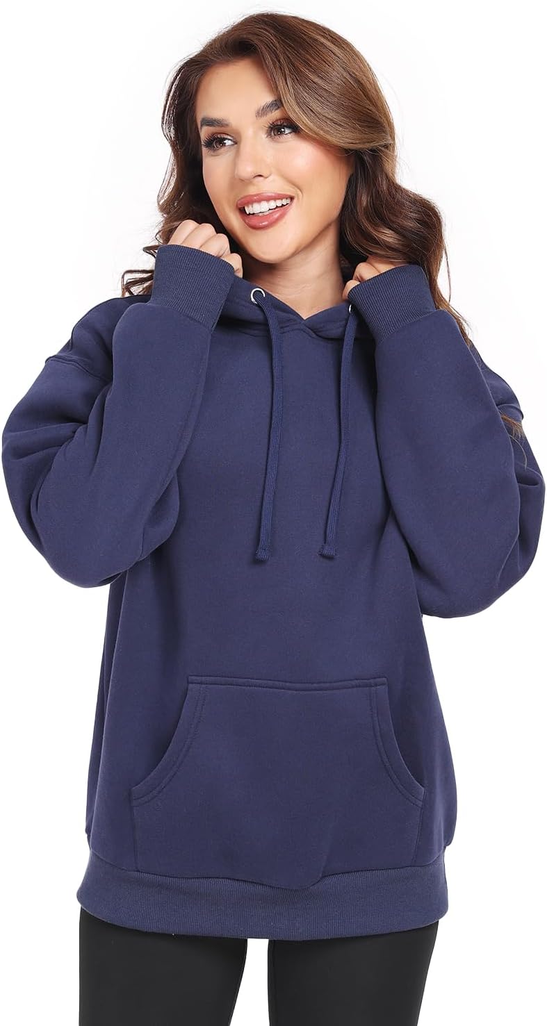 Womens Oversized Hoodies Fleece Sweatshirts Long Sleeve Casual Winter Clothes outfits Fall Pullover Sweaters - Image 2