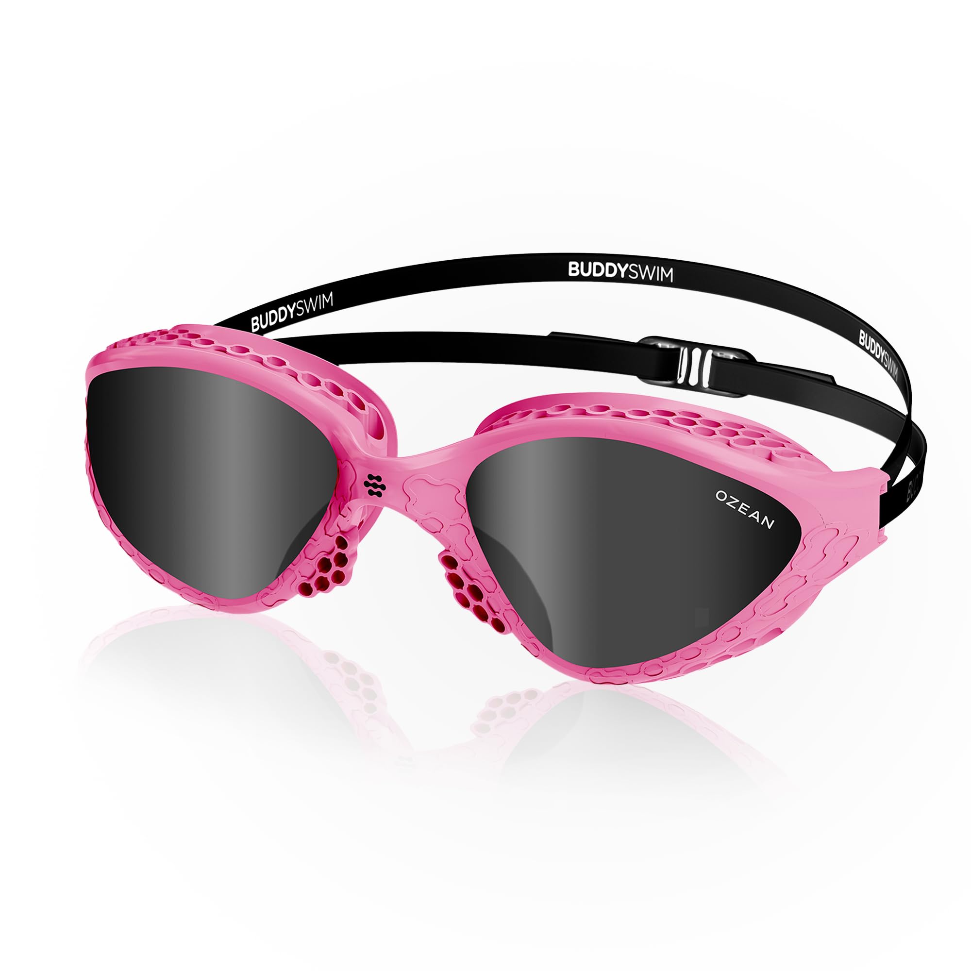 BUDDYSWIM Swimming Goggles Ozean - Antifog, UV400 protection, Goggles Man and Woman. Peripheral Vision, Comfortable Fit with HCF Technology. Swimming Glasses Open Water