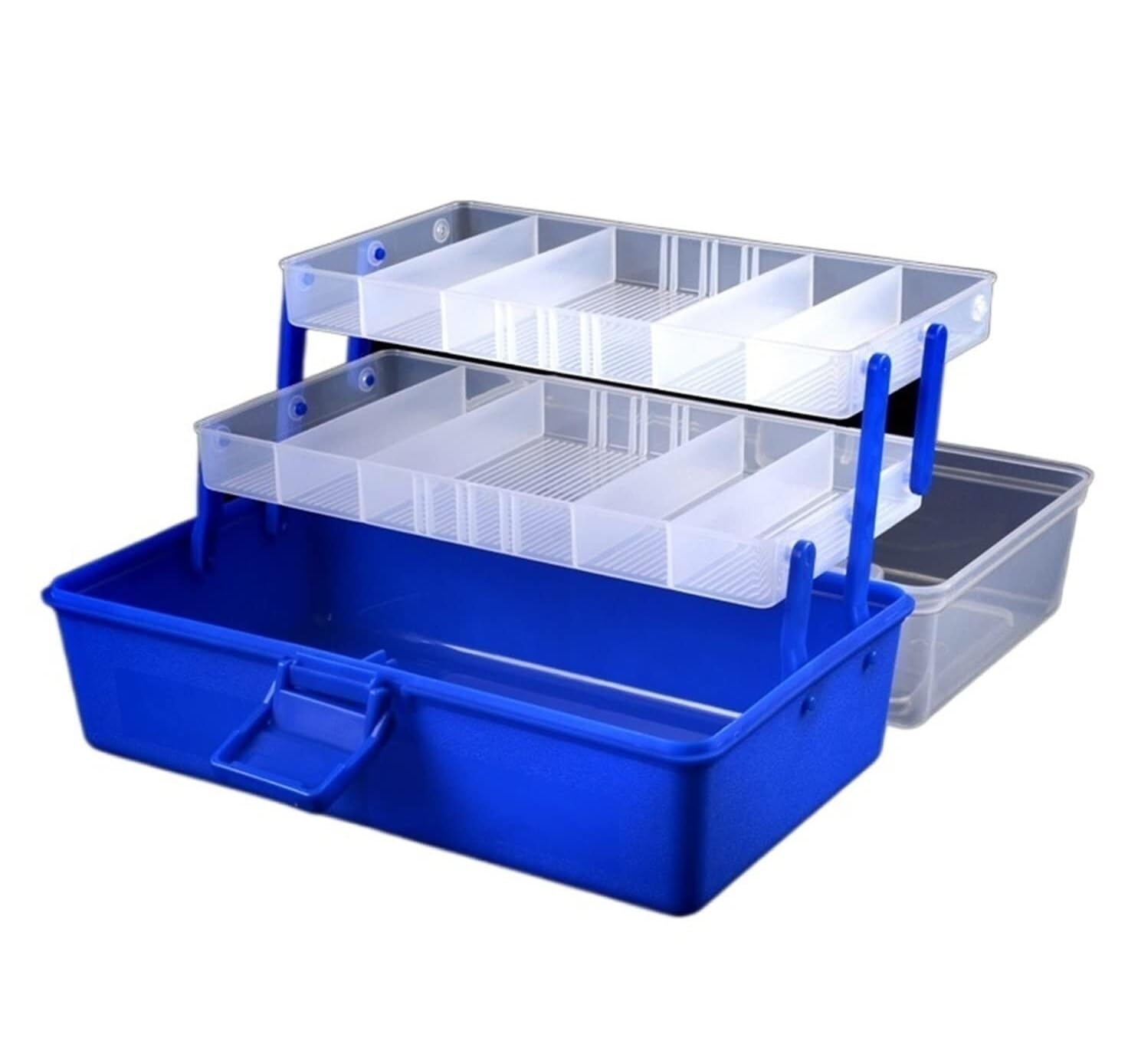 BIOMICE Fishing Tackle Organizer Multifunctional Portable Folding Gear Box Fishing Box Tackle Box Fish Box Fishing Tackle Box Fishing Accessory Case : Sports & Outdoors