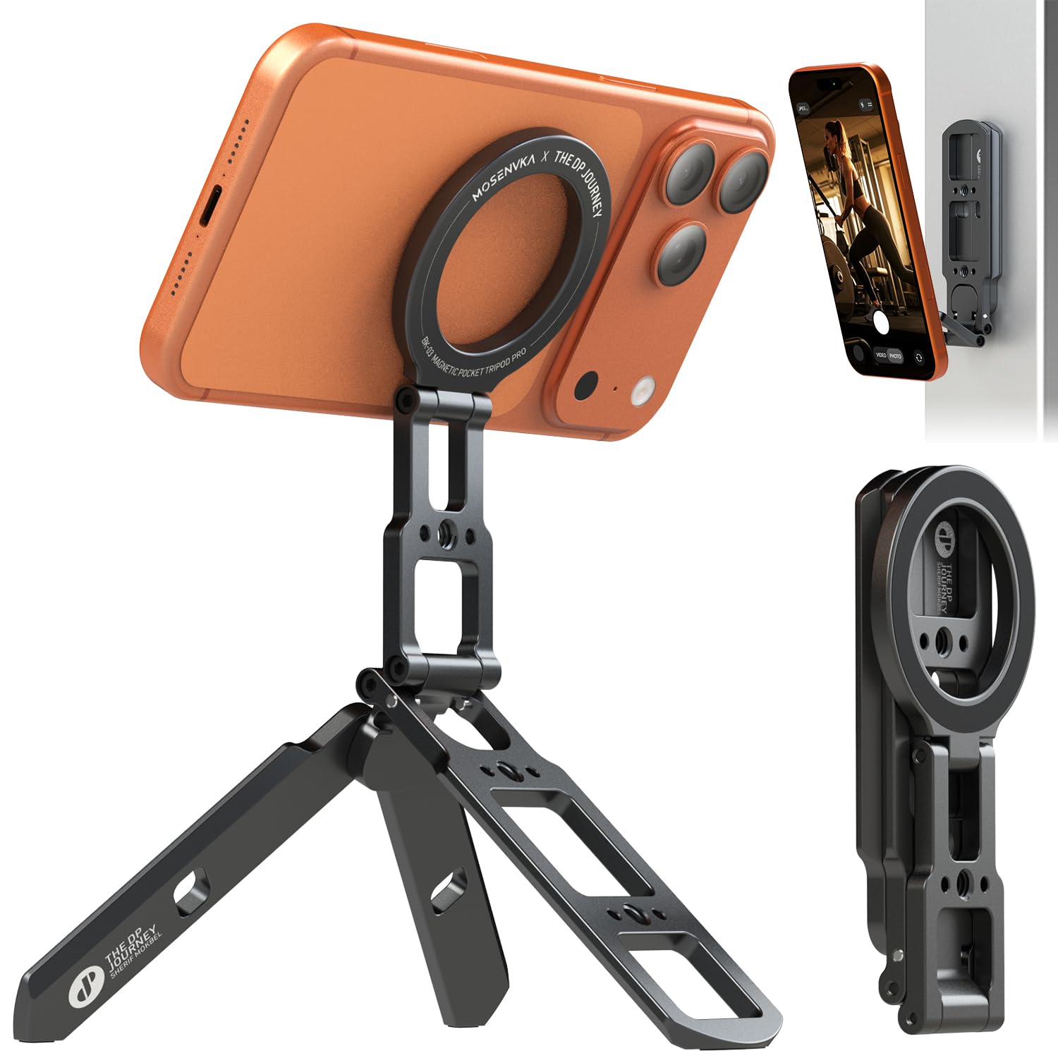 Amazon.co.jp: MOSENVKA スマホ三脚 ミニ三脚 スマホホルダー MagSafe