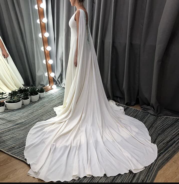 Cape de mariage en dentelle blanche idéale pour réceptions chic - 2