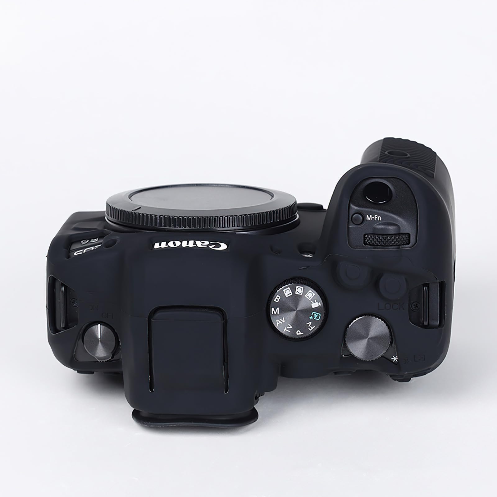 Funda de silicona para Canon EOS R6/R6 II, accesorios con 2 protectores de pantalla, protector de lente extraíble para cámara digital Canon EOS R6/EOS R6 II