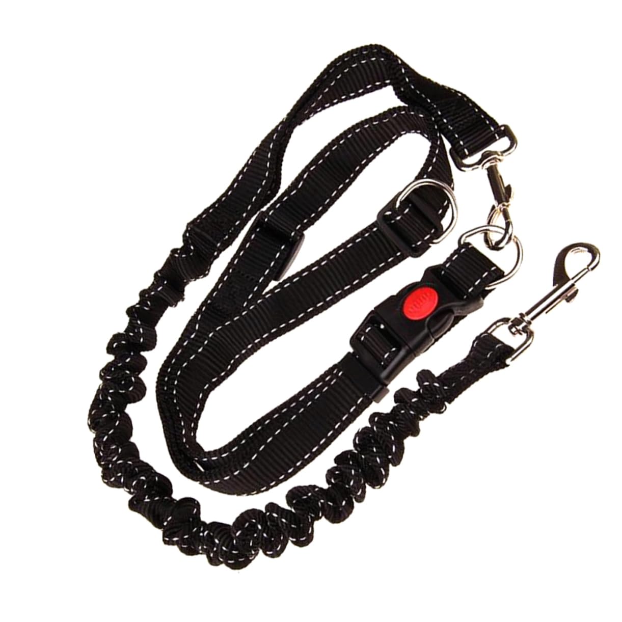 HOLIDYOYO Strong Reusable Pet Leash Running Dog Lead Stainless Steel Connector 30-100 Lbs