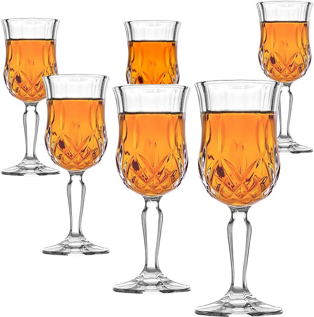 Verres à cordial sans plomb Amlong Crystal pour éliminer les risques toxiques des vieux cristaux