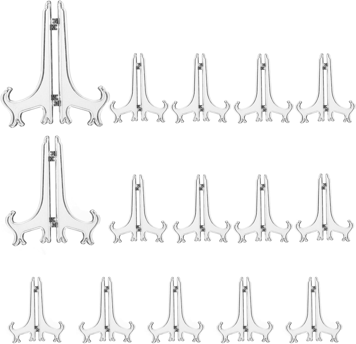 15PCS Plate Stand, Plate Stand for Display, Plate Stands, Plastic