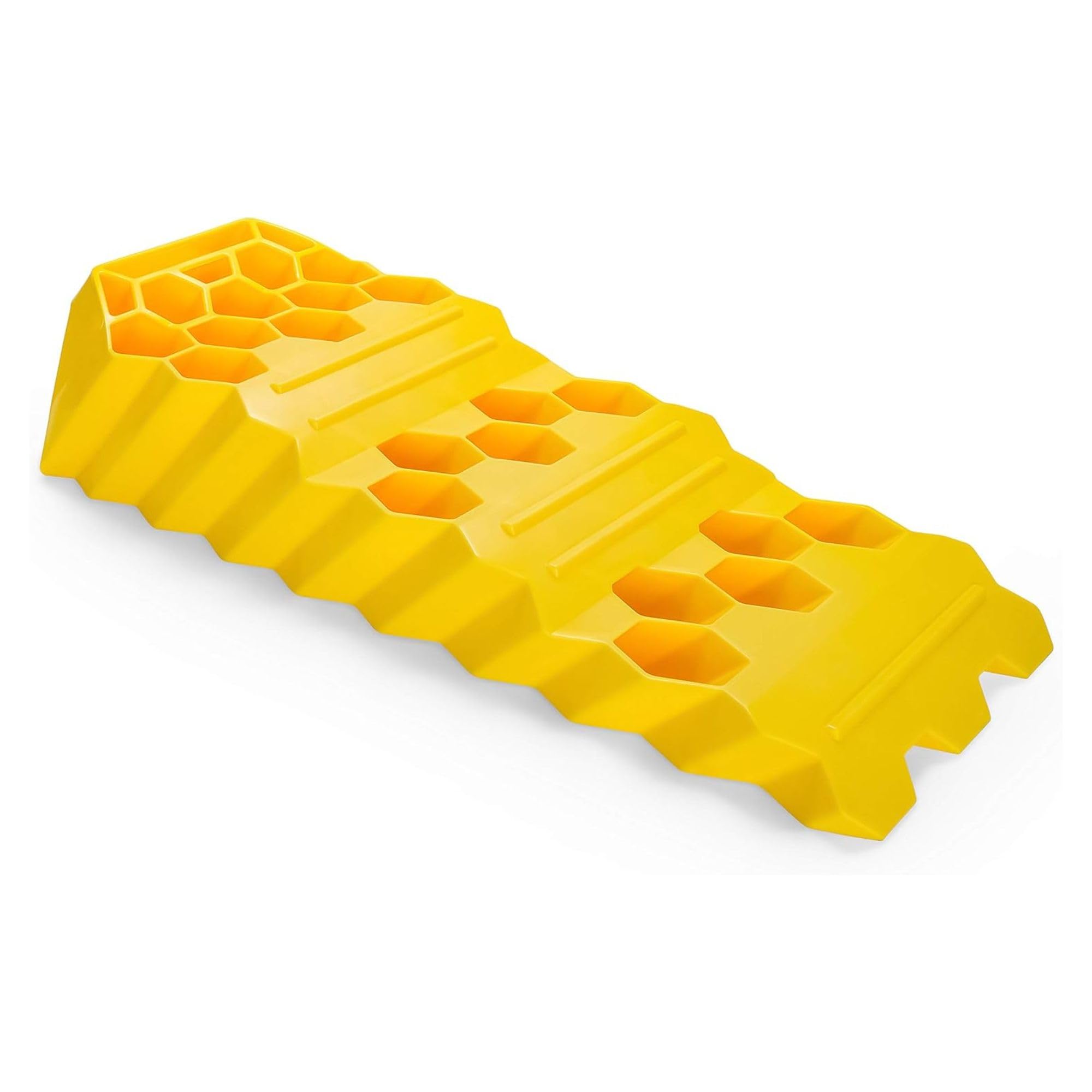 Camco Camper/RV Super Tri-Leveler - Features Heavy Duty Trailer Ramp Design w/3 RV Leveling Heights of 2”, 3.5”, and 5” & Built-in Carry Handle - 12,500 lb Load Capacity (21028)