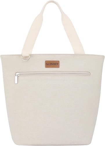 GLENKEY Lonchera térmica con bolsa de almuerzo  Bolsas enfriadoras grandes a prueba de fugas para adultos  Lonchera suave para mujeres, turno de