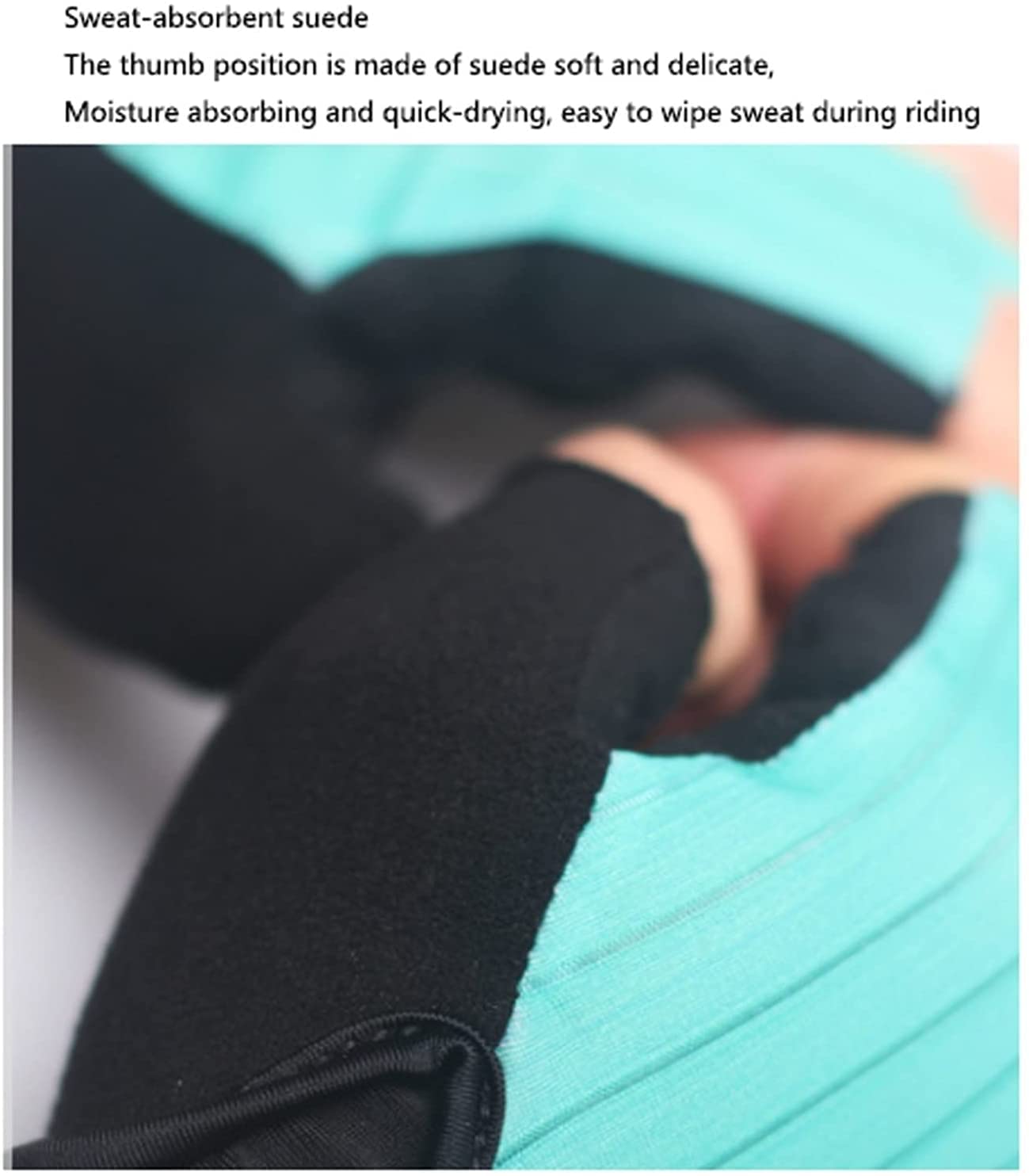 Guantes De Bicicleta De Montaña Half dedo antideslizan a los guantes de bicicleta a prueba de golpes de verano deportes de verano Mtb Guantes for bicicletas de carretera