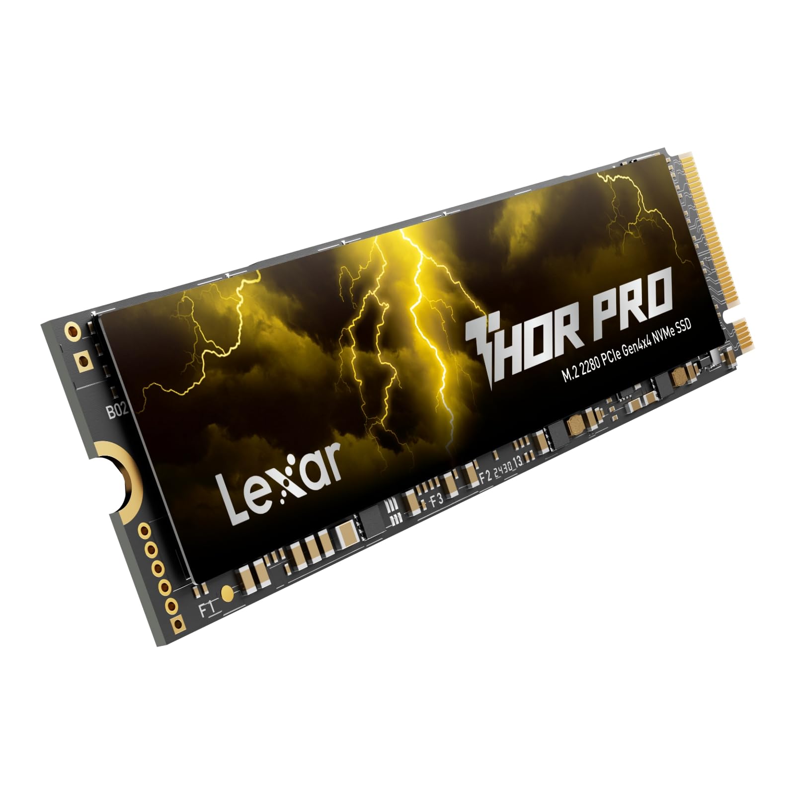 Lexar Thor Pro SSD 1 to, M.2 2280 PCIe Gen4 NVMe, jusqu'à 6000 Mo/s, Disque SSD Interne Hautes Performances, Compatible avec PS5, Ordinateurs Portables et de Bureau, pour Joueurs et Créateurs