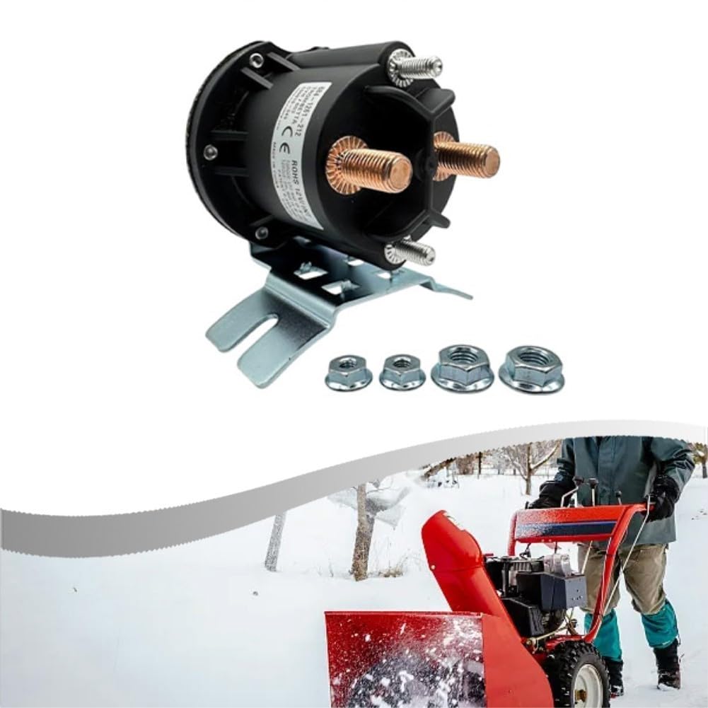 Kit de relais solénoïde 12 V, courant d'appel 800 A, relais de commutation étanche IP67 pour pompes hydrauliques, souffleuses à neige Big Tex