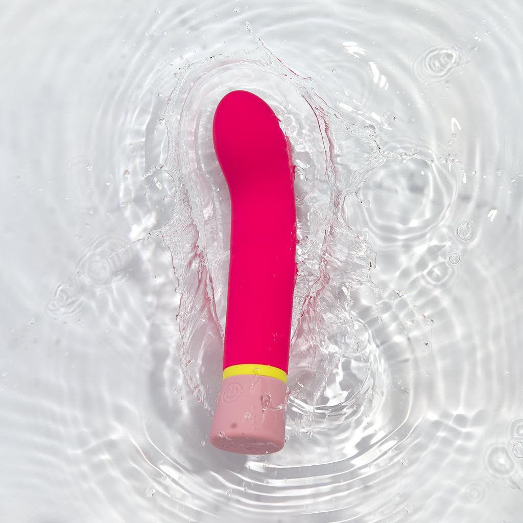Platanomelón - Vibrador Vaginal con 3 Intensidades y 7 Patrones, Sumergible y Recargable - Genio Fucsia