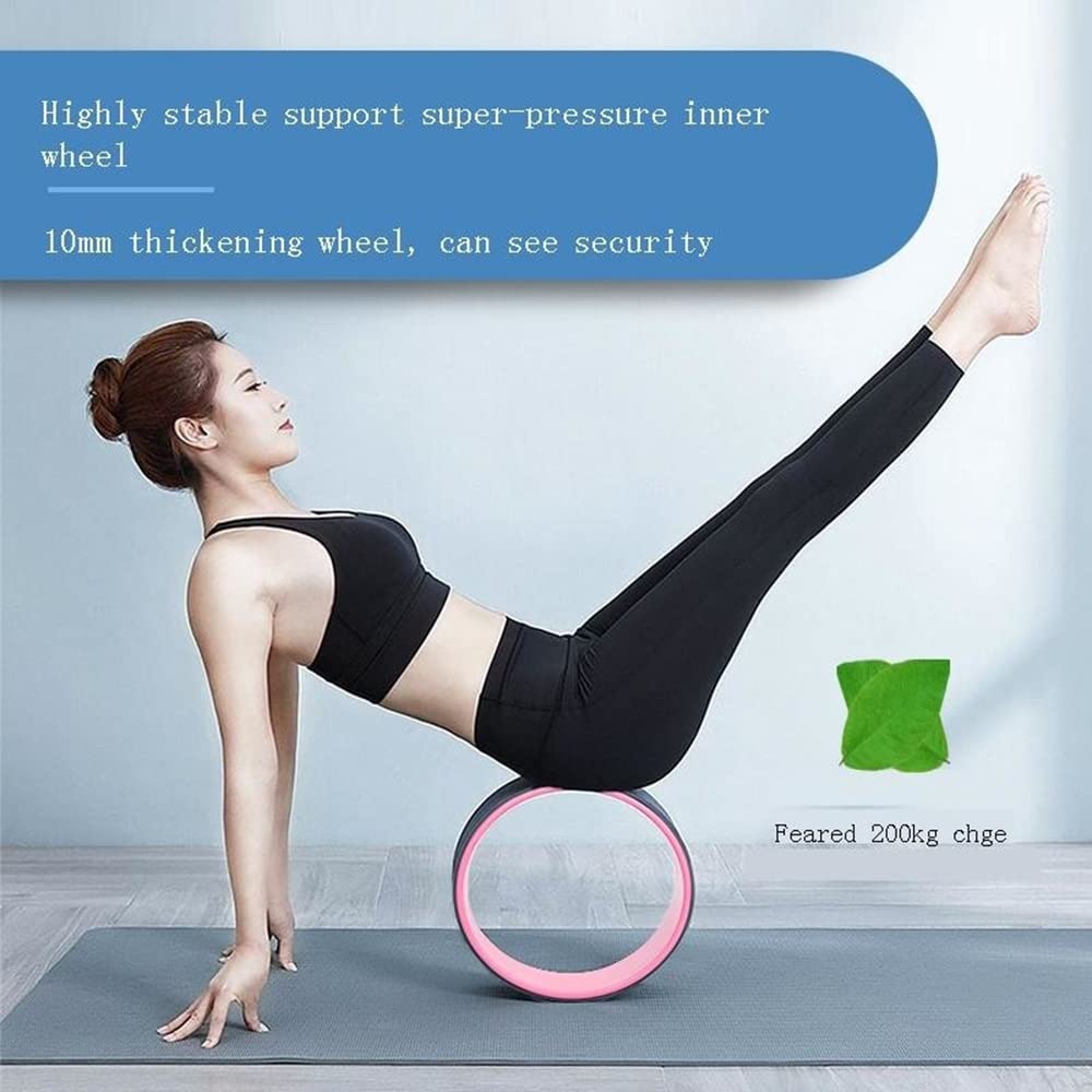 Yoga Pilates Circle TPE Yoga Fitness Roller Wheel Strumento di Allenamento per La Schiena Dimagrante Anello per Pilates A Forma di Vita Magica