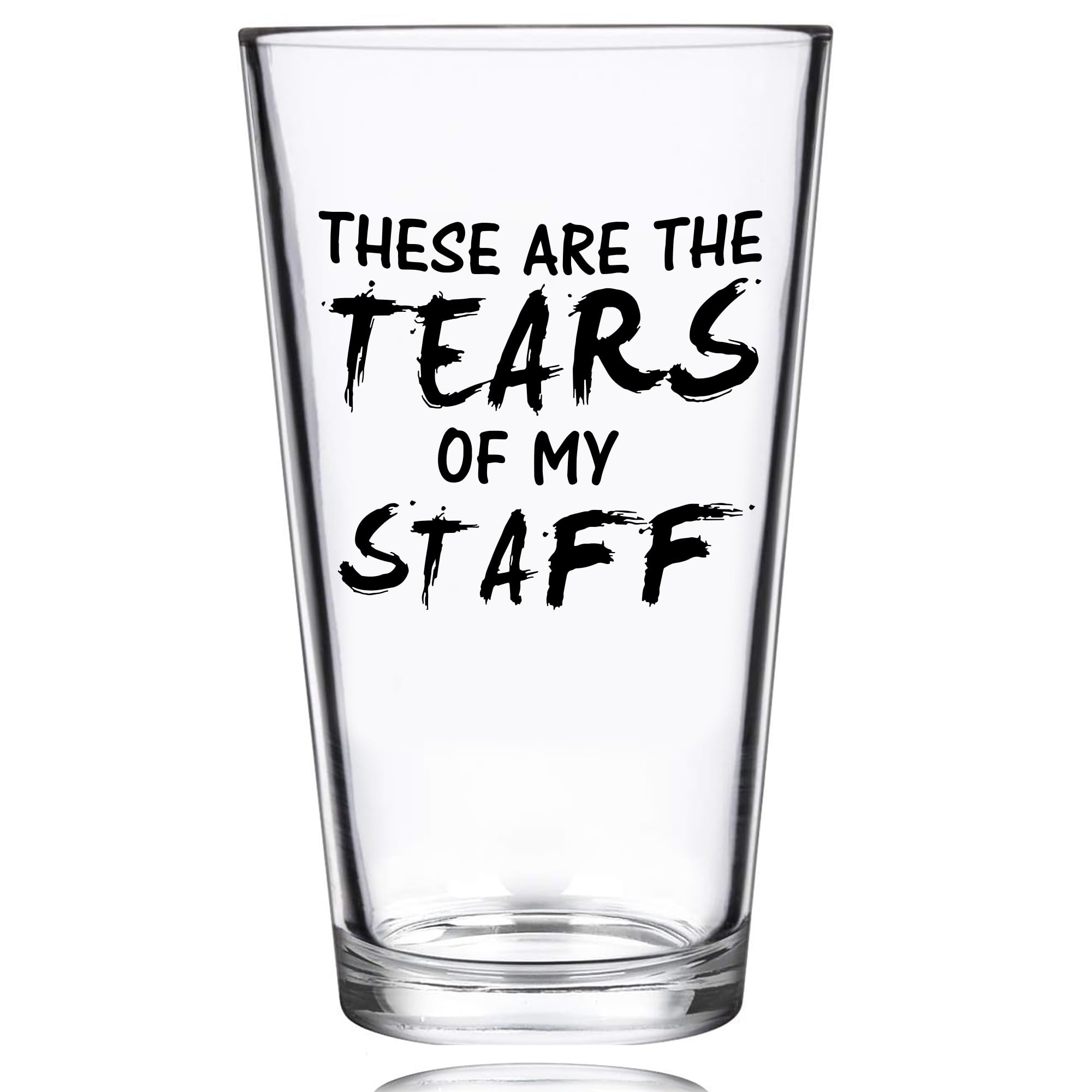 - Xmas Gifts for Boss Meal, These Are The Tears of My Staff Beer Glass, Joke Christmas Gifts for Boss, Employer, Leader, Principal, Birthday Idea for Office Men Work Humor Employee Coworkers
