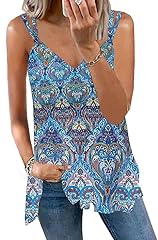 Blue Boho Printed