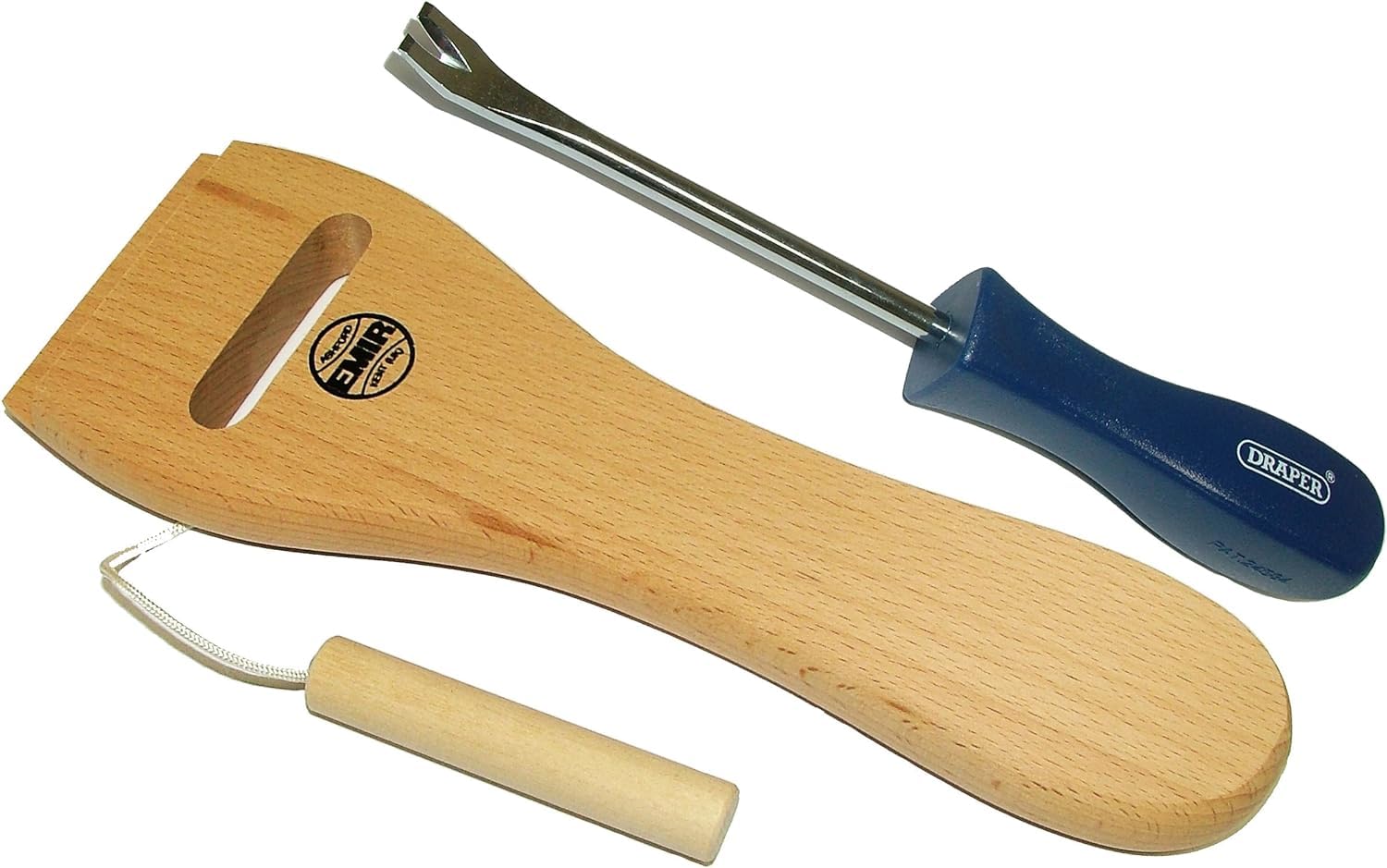 Pandoras Upholstery Black/White Web Stretcher + Draper Tack Lifter Upholstery Kit