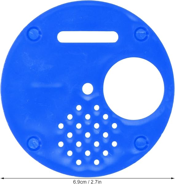 Gavigain 30PCS Bee Hive Nuc Box Entrance Gates,2.7in Beehive Entrance Disc Bee Nest Door Round Beehives Vents Beekeeping Equipment Beehive Tool for Swarm Traps and Horizontal Hives (Blue)