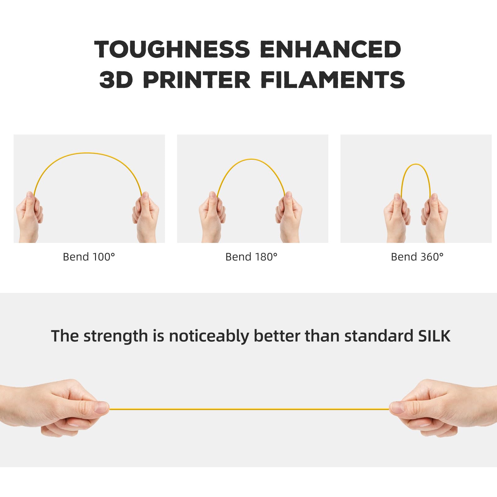 Flashforge PLA Filamentos de impresora 3D de 1,75 mm, 1 kg, precisión de bobina dimensional +/- 0,05 mm para Finder y Creator Pro