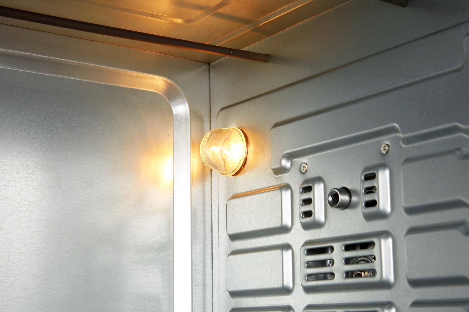 zilan z şekil Four Electrique - Four à Convection - Avec Lampe Intérieure - Double Protection en Verre - 19 Litres, Noir