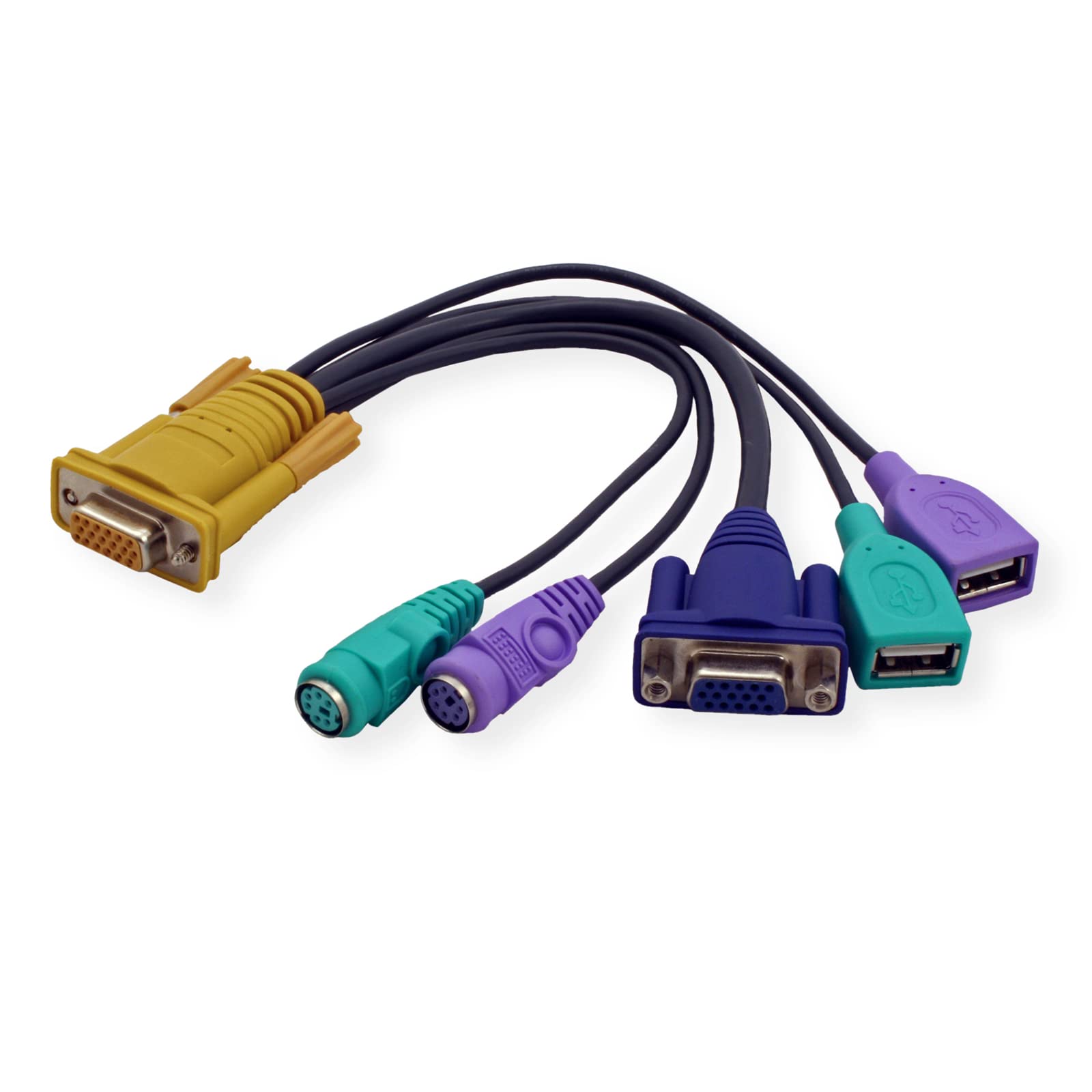 Aten CS1716A commutateur écran, Clavier et Souris Grille de Montage Noir