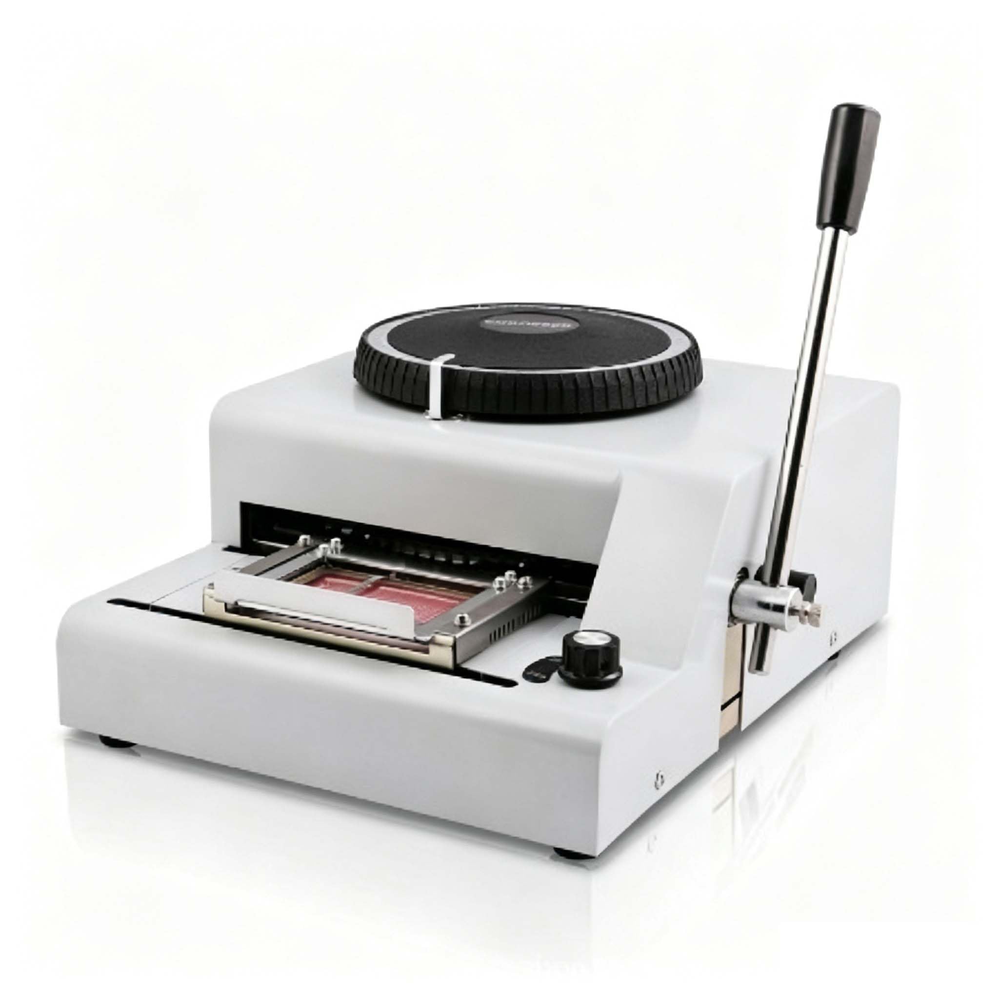 TYQMYSM Manual 72-Character Card Embosser, 1-12 Line Embossing Machine for Standard Credit Card Size (85.5×55Mm)