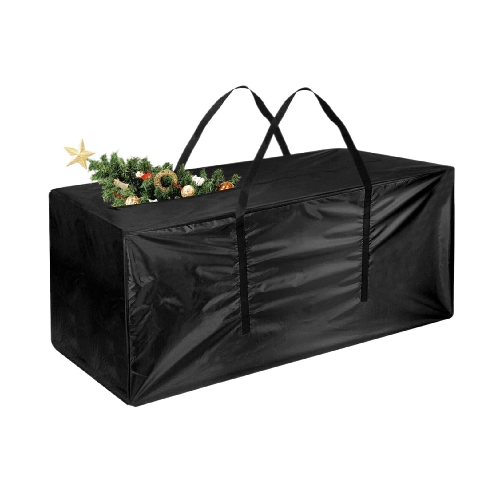 Weihnachtsbaumtasche Weihnachtsbaum-Aufbewahrungstasche, Oxford-Stoff, Faltbare Aufbewahrungstasche for Gartenmöbel Gartenaccessoires(173x76x51cm)