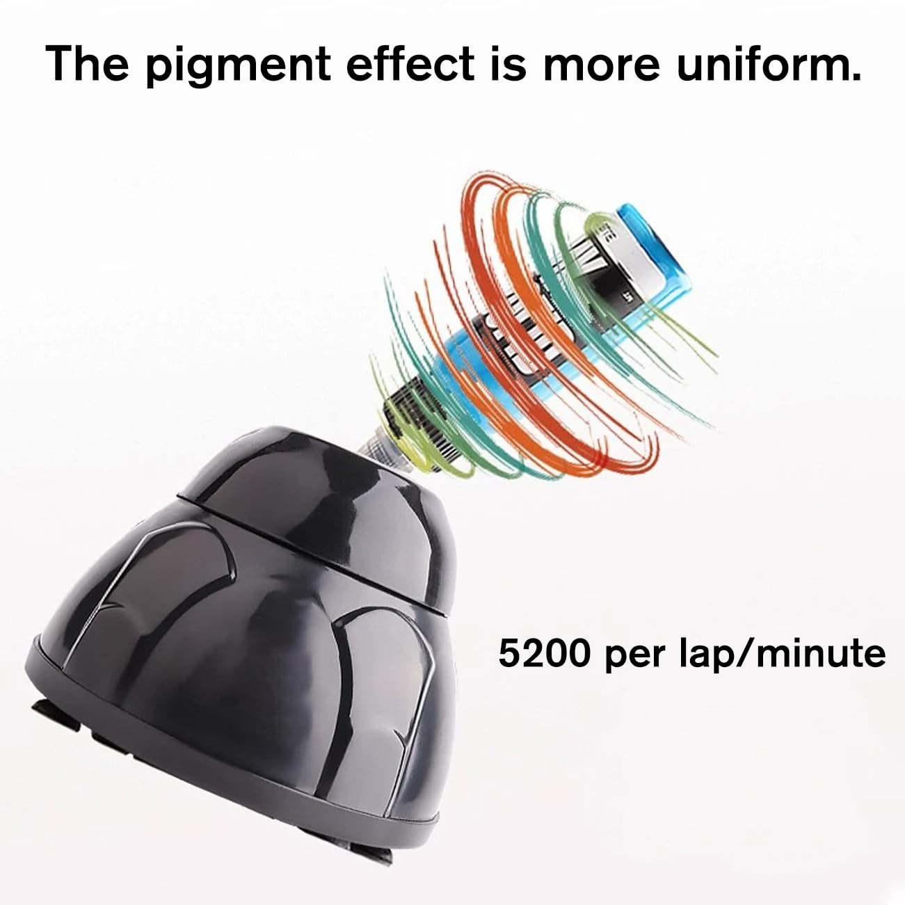 Labor Vortex Mixer - 5200rpm Mini Vortex Mischer & Laborschüttler für Reagenzglas, Lack, Nagellack, Wimpernkleber – Elektrischer Vibrationsmischer mit hoher Drehzahl, ideal als Paint Shaker u