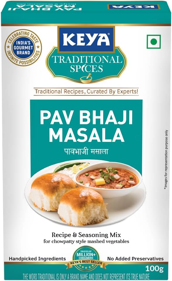 KEYA Pav Bhaji Masala | Monocarton | 100gm