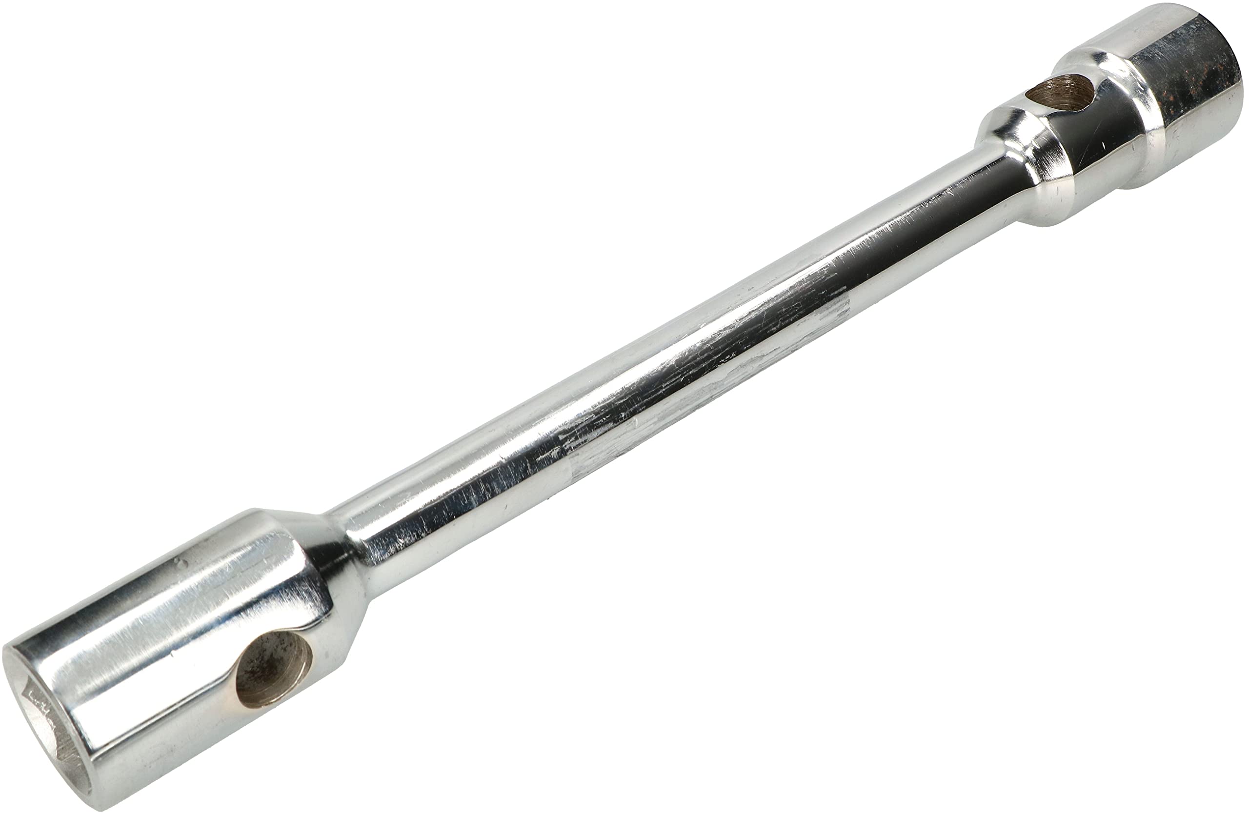 KOTARBAU® Llave Doble de Ruedas con maneral, 32 x 33 mm, Ideal para Ruedas de camión o autobus, Llave de Tubo Hexagonal para Ruedas de Coche, Llave de Cruz, con Palanca giratoria