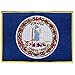 Virginia State Flag Embroidered Patch Iron-On VA Emblem