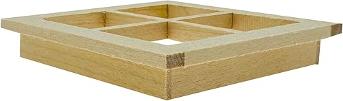 Miniatura 4 de Cayway 2 ventanas para casa de muñecas, 1 puerta de madera en miniatura, marco de ventana a escala 112 para casa de muñecas o accesorio de ciudad