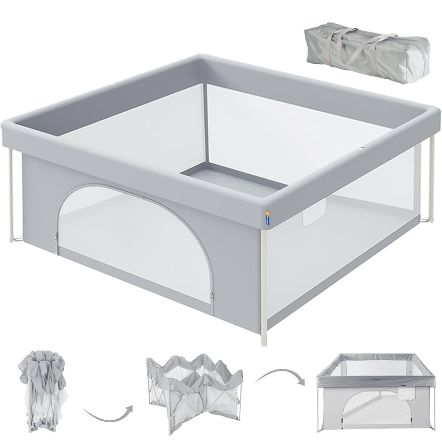 Amazon.co.jp: SFUN ベビーサークル ソフトベビーサークル