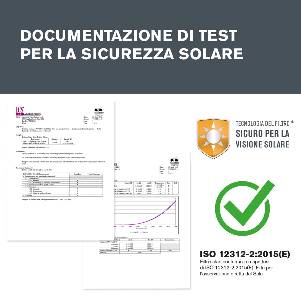 Celestron EclipSmart Kit osservazione/immagini eclissi solari 3 pezzi. Occhiali solari, filtro fotocamera, guida eclissi. Filtri conformi norme di sicurezza internazionali per l’osservazione solare