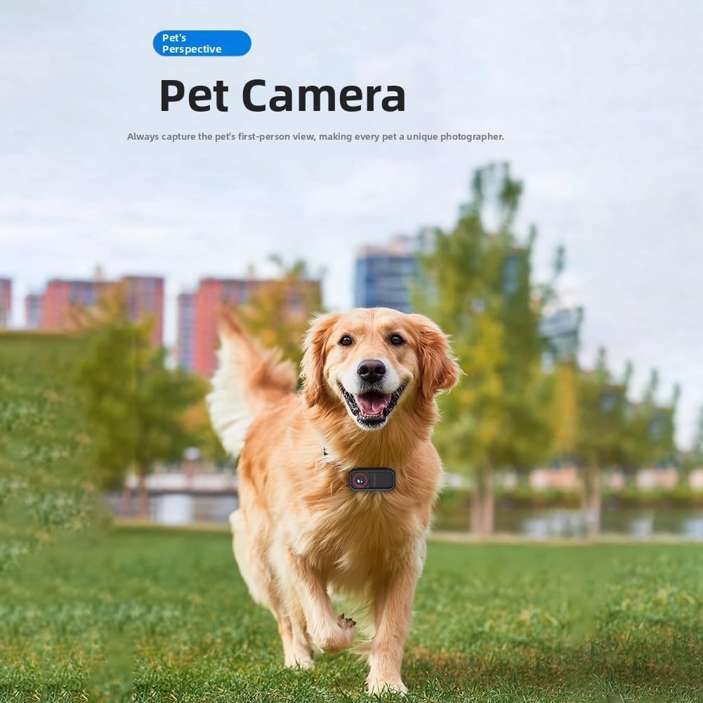 Fotocamera compatta in ABS con custodia magnetica | Video 4K per l'acquisizione, obiettivo grandangolare, stabilizzazione EIS, connettività WiFi, per il controllo app smartphone