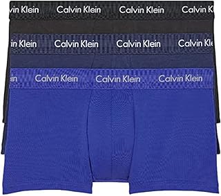 [カルバンクライン] ck ローライズ ボクサーパンツ コットン 3枚セット 3枚組 前閉じ 男性用 下着 COTTON STRETCH NB2614 [並行輸入品]