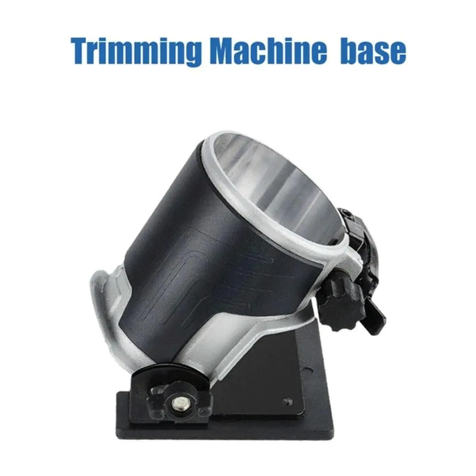 Aspirateur de Poussière, Cache-poussière for base de défonceuse, base de fraiseuse à bois, support de fraiseuse, outils de travail du bois for défonceuse(Adjustable)