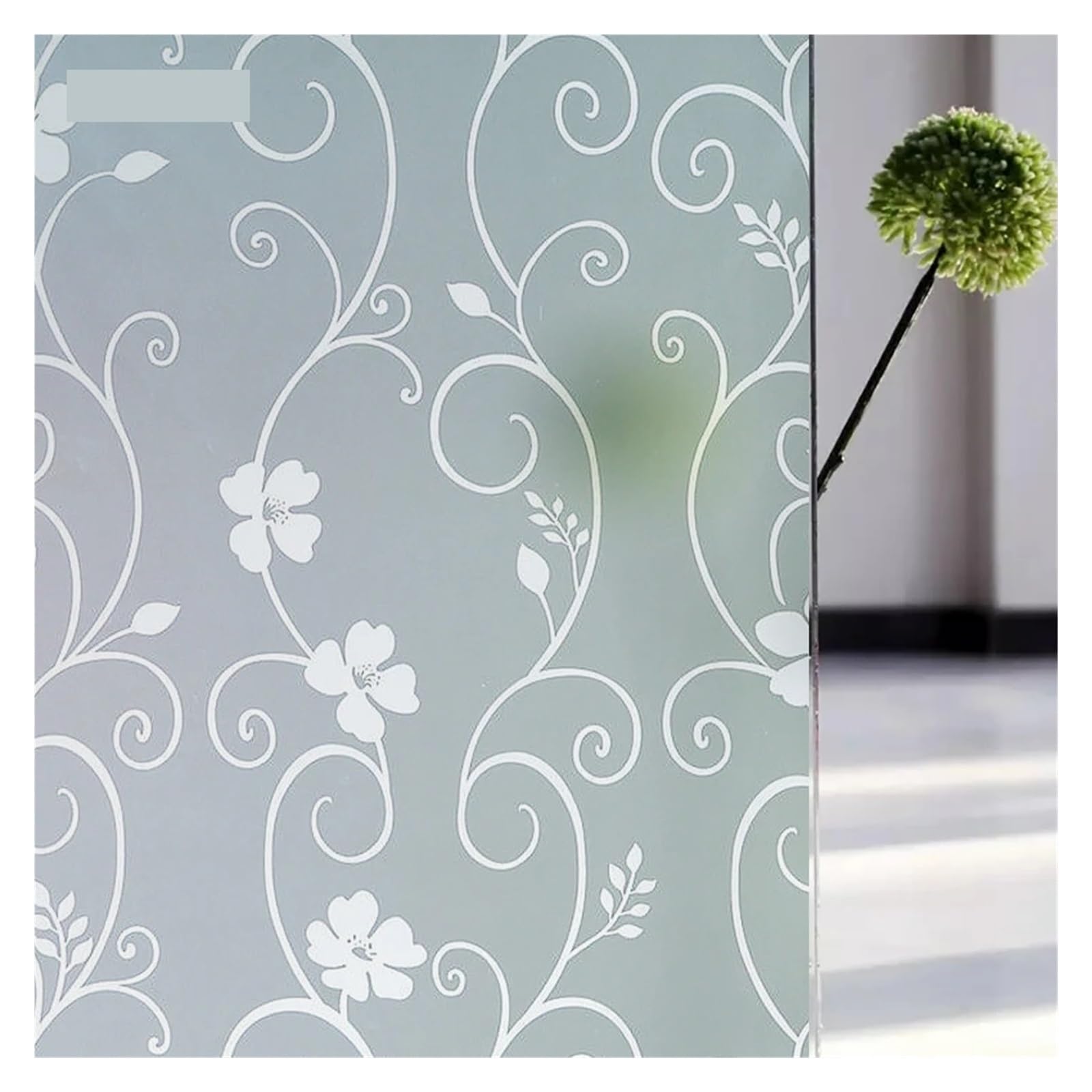SHALLEZSOU Window films Privacy Window Film Sun Protection Blocking Self-adhesive For Home Frosted Opaque Stained Glass Sticker